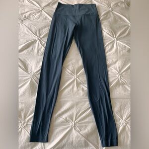 Lululemon High Rise Align Leggings: Iron Blue